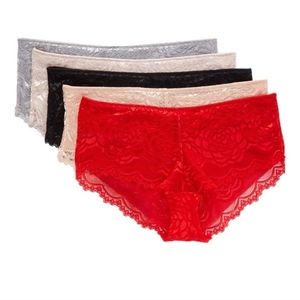 Rene Rofe Lace Hipster Set Multi Large